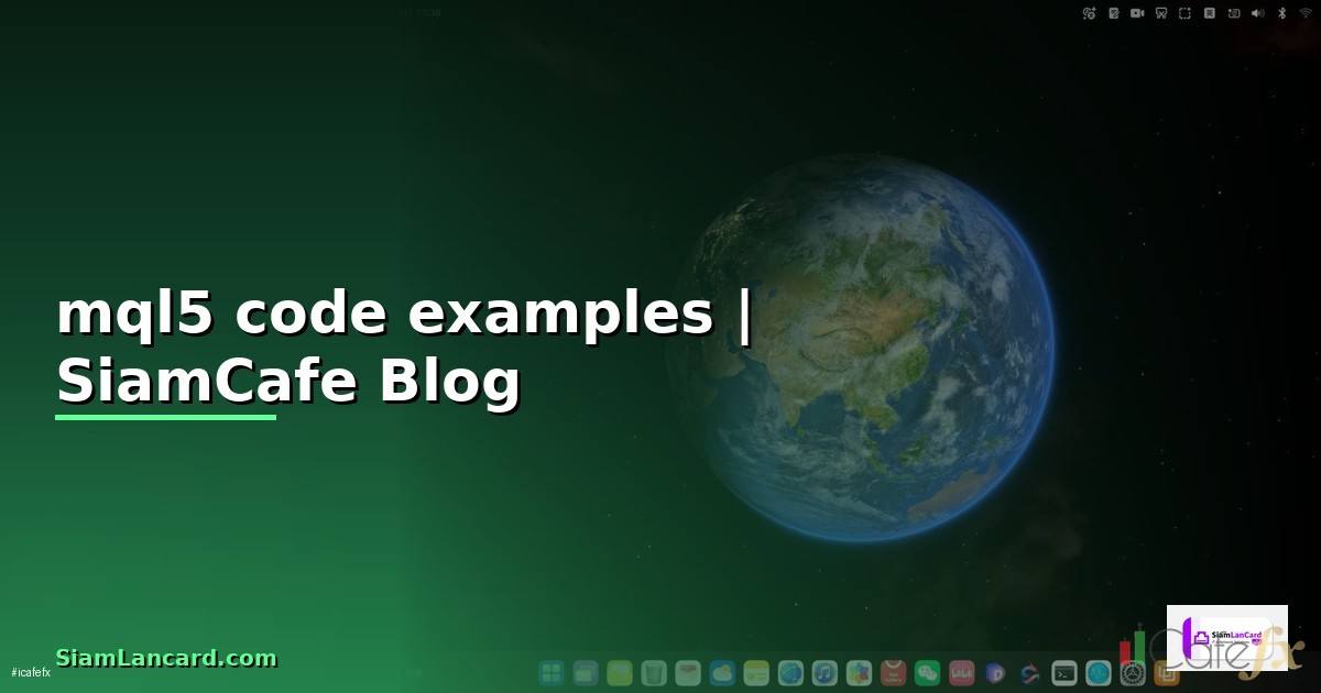 mql5 code examples