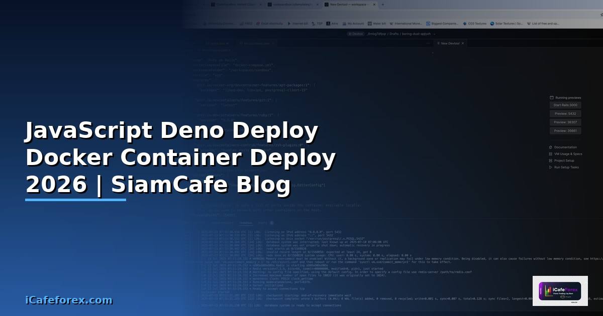 JavaScript Deno Deploy Docker Container Deploy