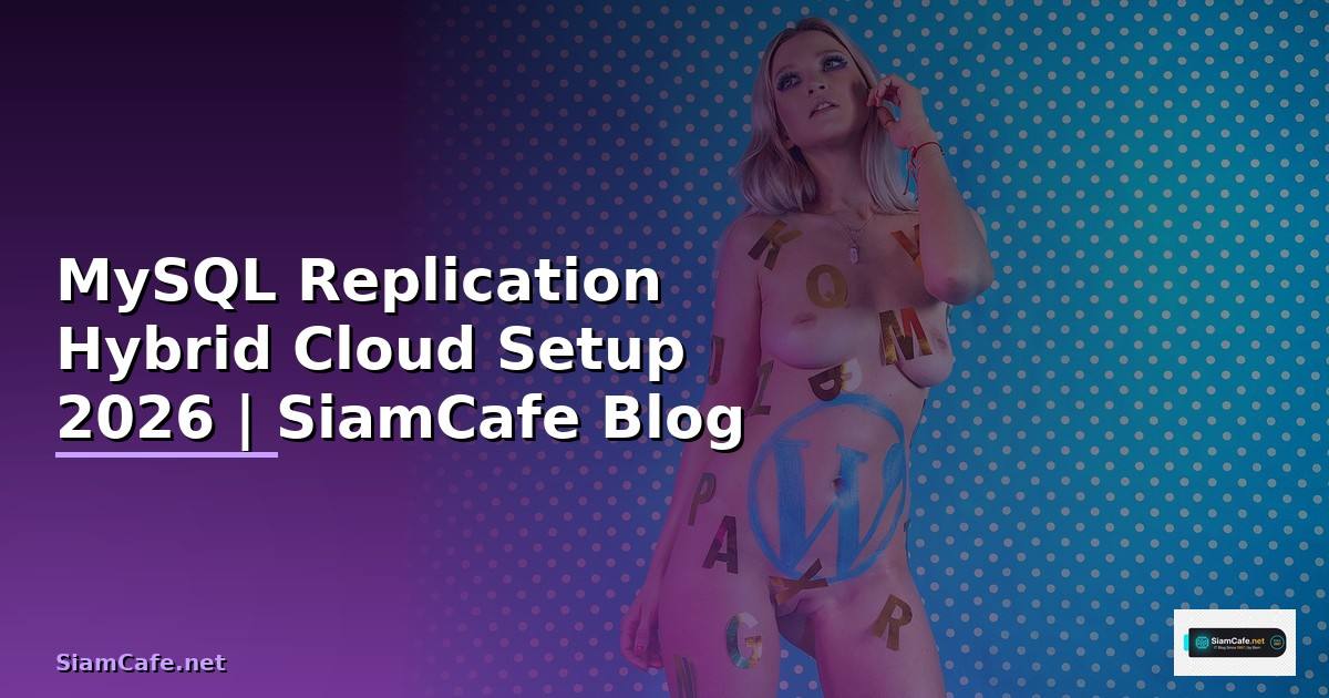 MySQL Replication Hybrid Cloud Setup