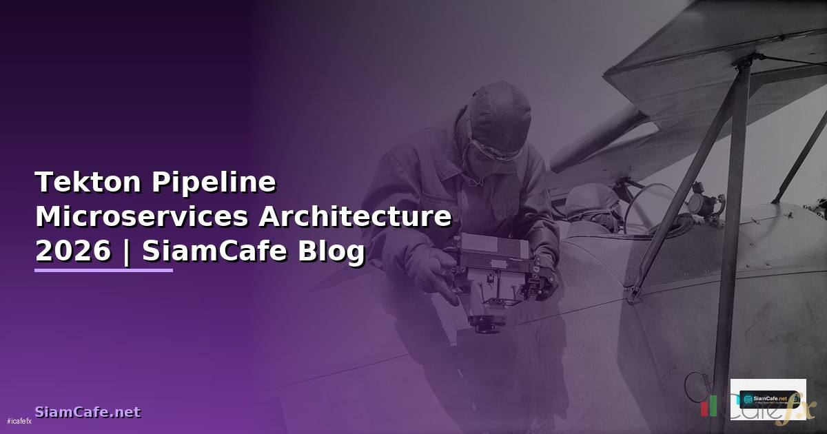 Tekton Pipeline Microservices Architecture