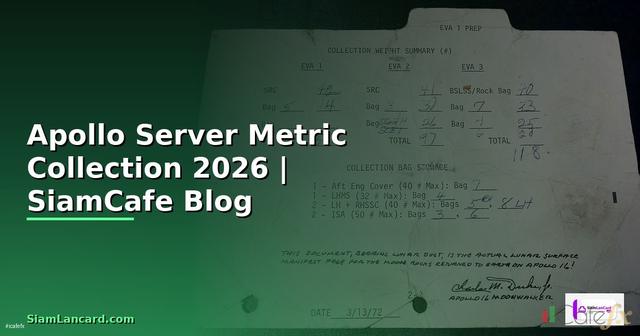 Apollo Server Metric Collection — คู่มือฉบับสมบูรณ์ 2026