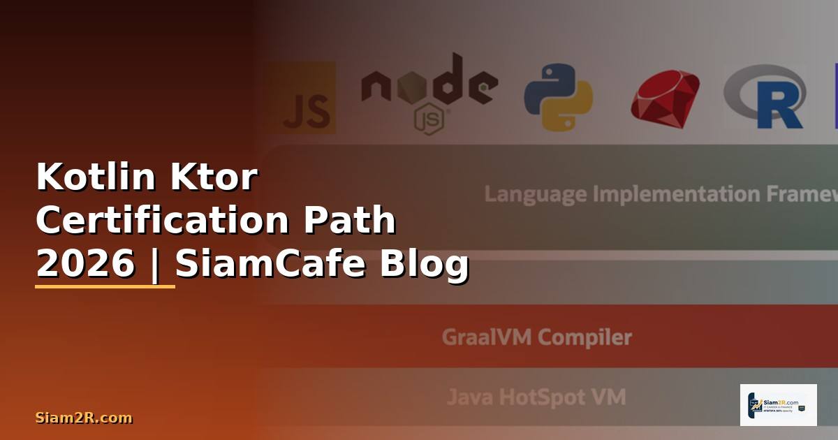 Kotlin Ktor Certification Path — คู่มือฉบับสมบูรณ์ 2026