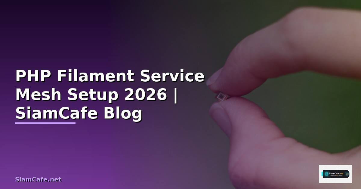 PHP Filament Service Mesh Setup
