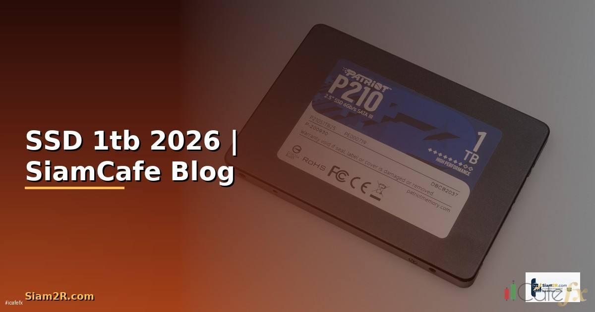 SSD 1tb คืออะไร — ทุกสิ่งที่ต้องรู้ในปี 2026