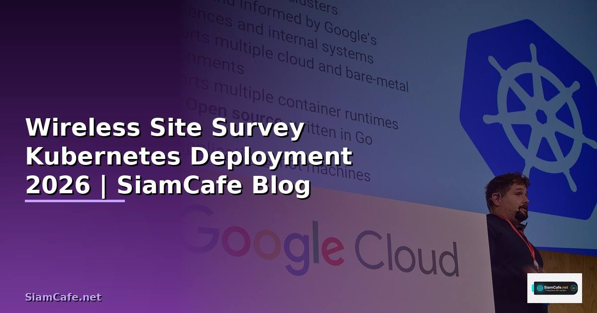Wireless Site Survey Kubernetes Deployment