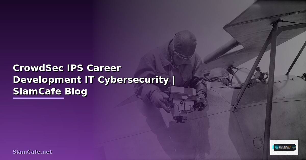 CrowdSec IPS Career Development IT — พัฒนาอาชีพ