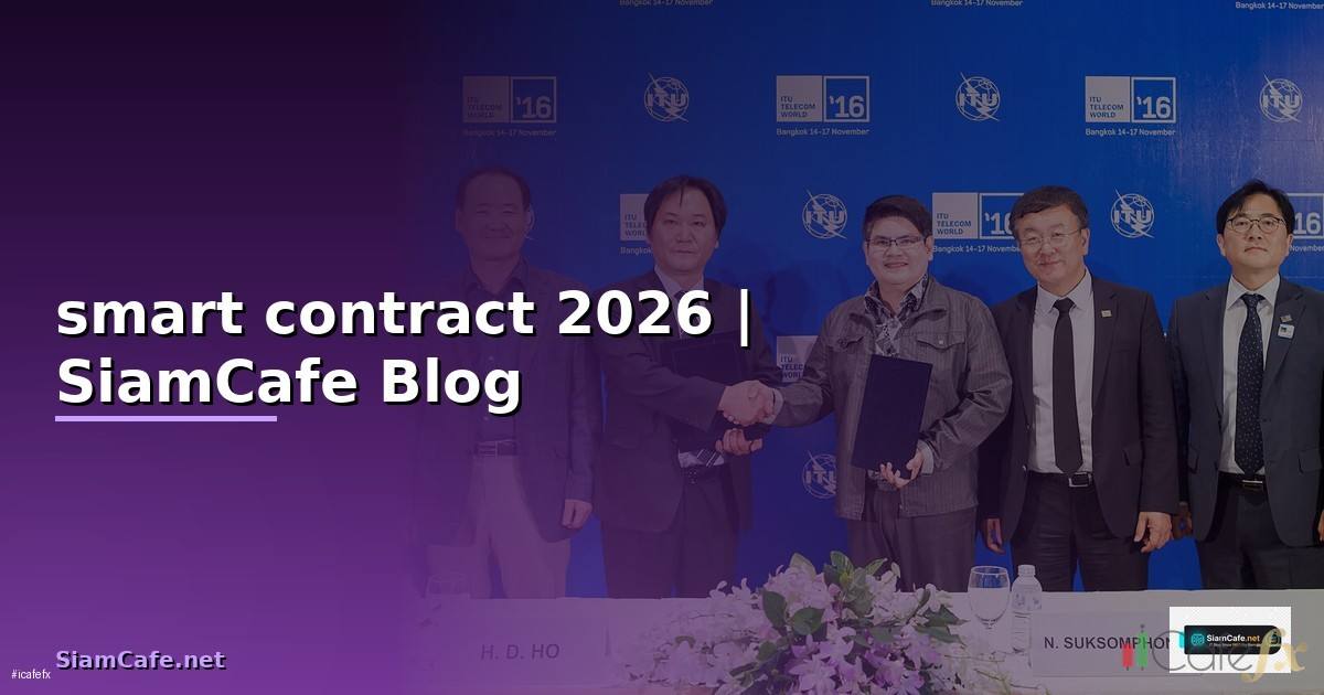 การสร้าง smart contract ข้อใดกล่าวถูกต้อง