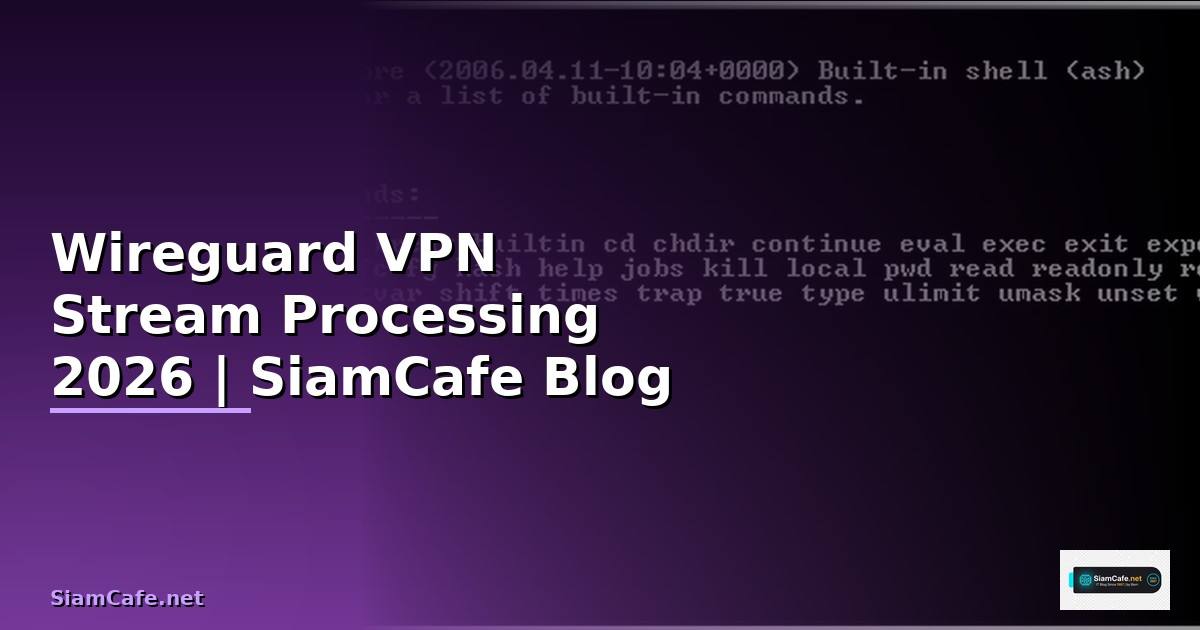Wireguard VPN Stream Processing