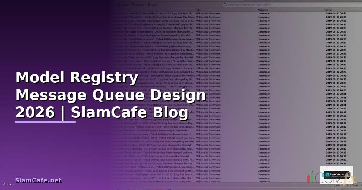 Model Registry Message Queue Design —