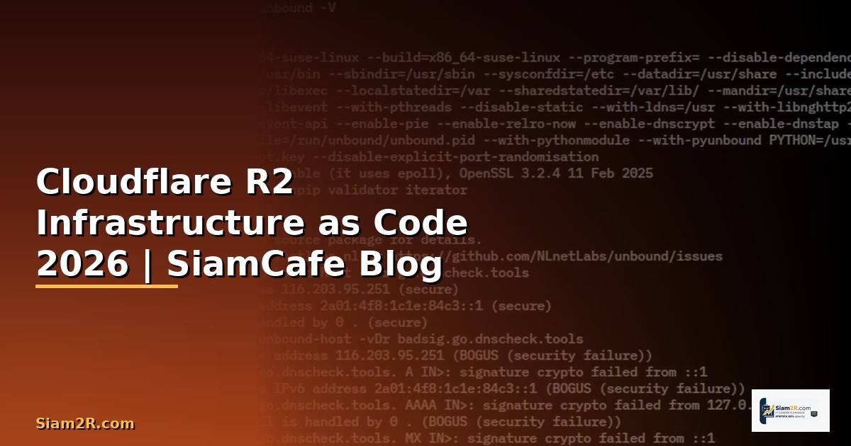 Cloudflare R2 Infrastructure as Code