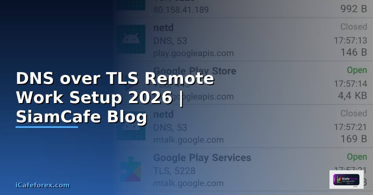 DNS over TLS Remote Work Setup — คู่มือฉบับสมบูรณ์ 2026