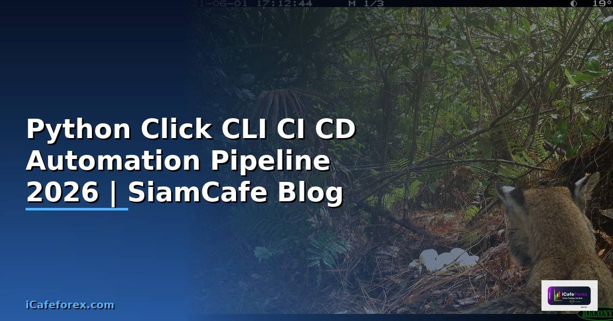 Python Click CLI CI CD Automation Pipeline