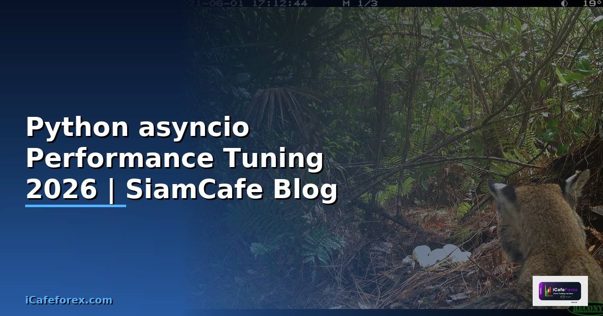 Python asyncio Performance Tuning เพิ่มความเร็ว