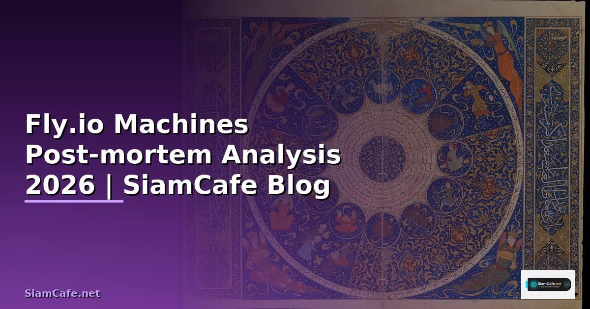 Fly.io Machines Post-mortem Analysis — คู่มือฉบับสมบูรณ์ 2026