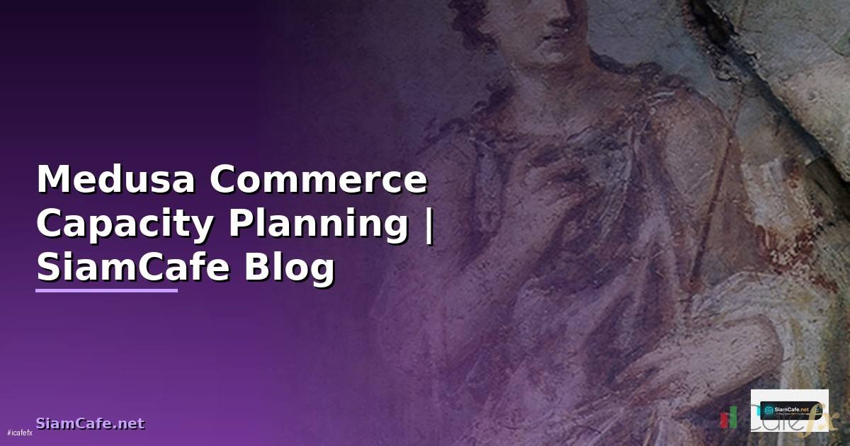 Medusa Commerce Capacity Planning
