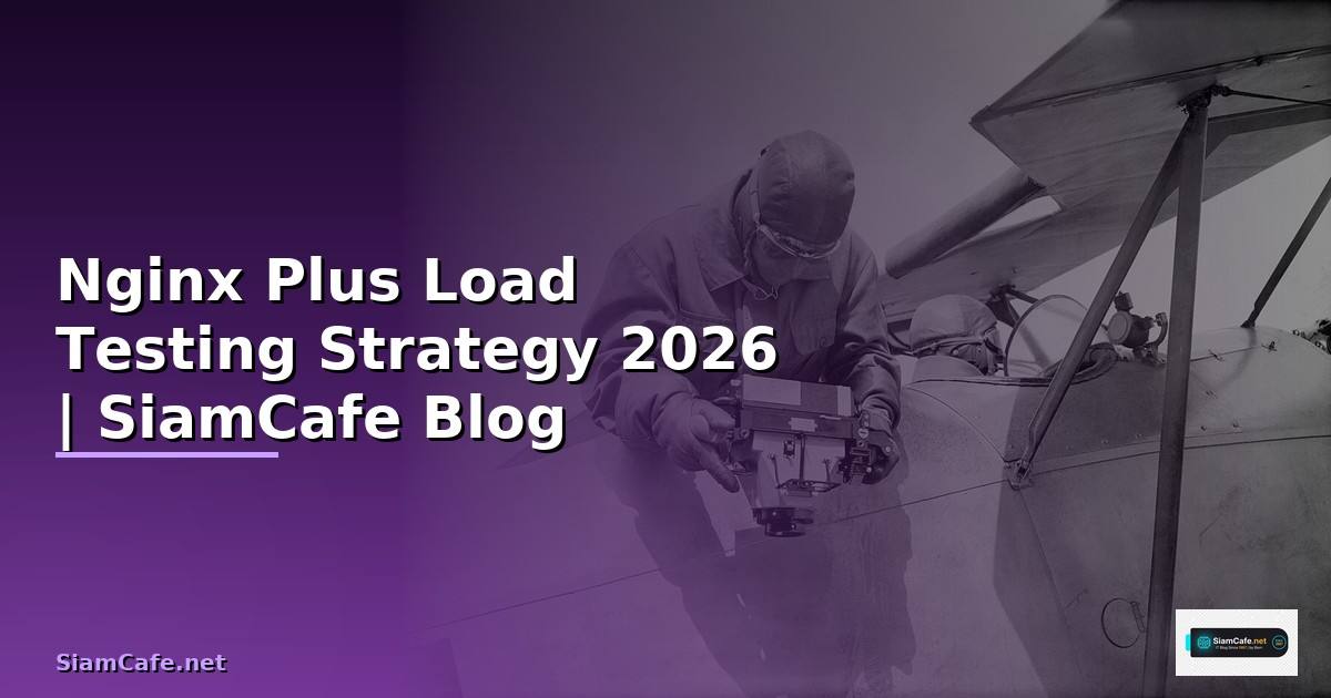 Nginx Plus Load Testing Strategy — คู่มือฉบับสมบูรณ์ 2026