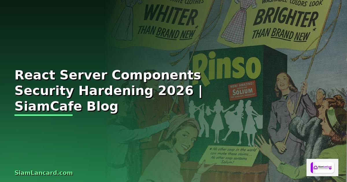 React Server Components Security Hardening