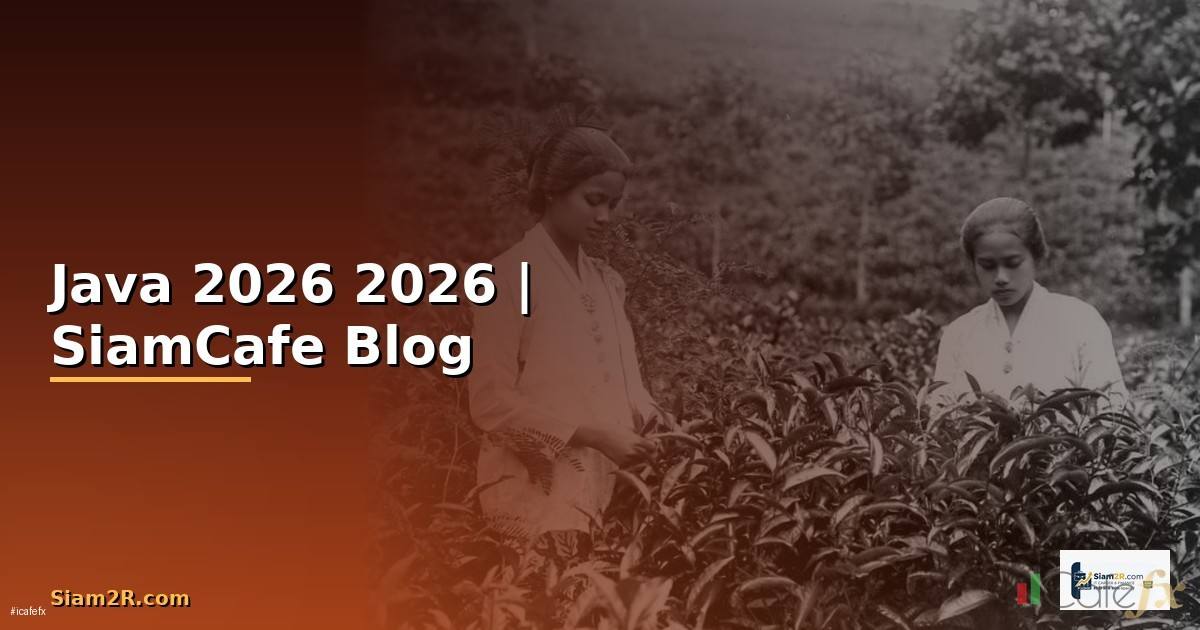 ภาษา Java คืออะไร — คู่มือโปรแกรมมิ่ง 2026