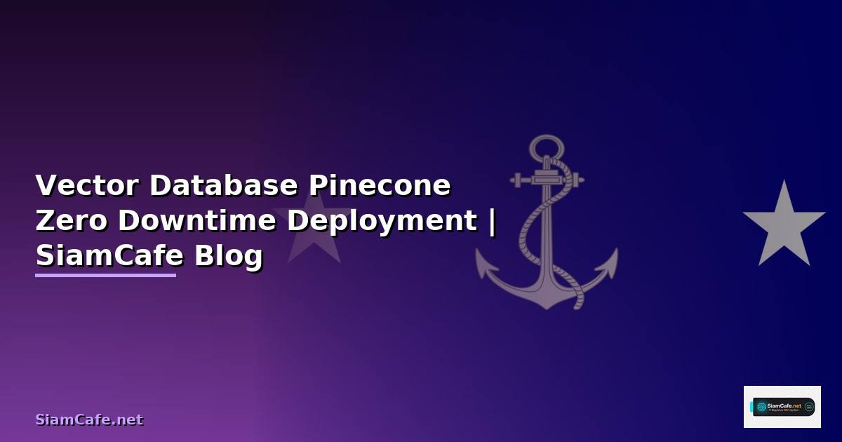 Vector Database Pinecone Zero Downtime Deployment