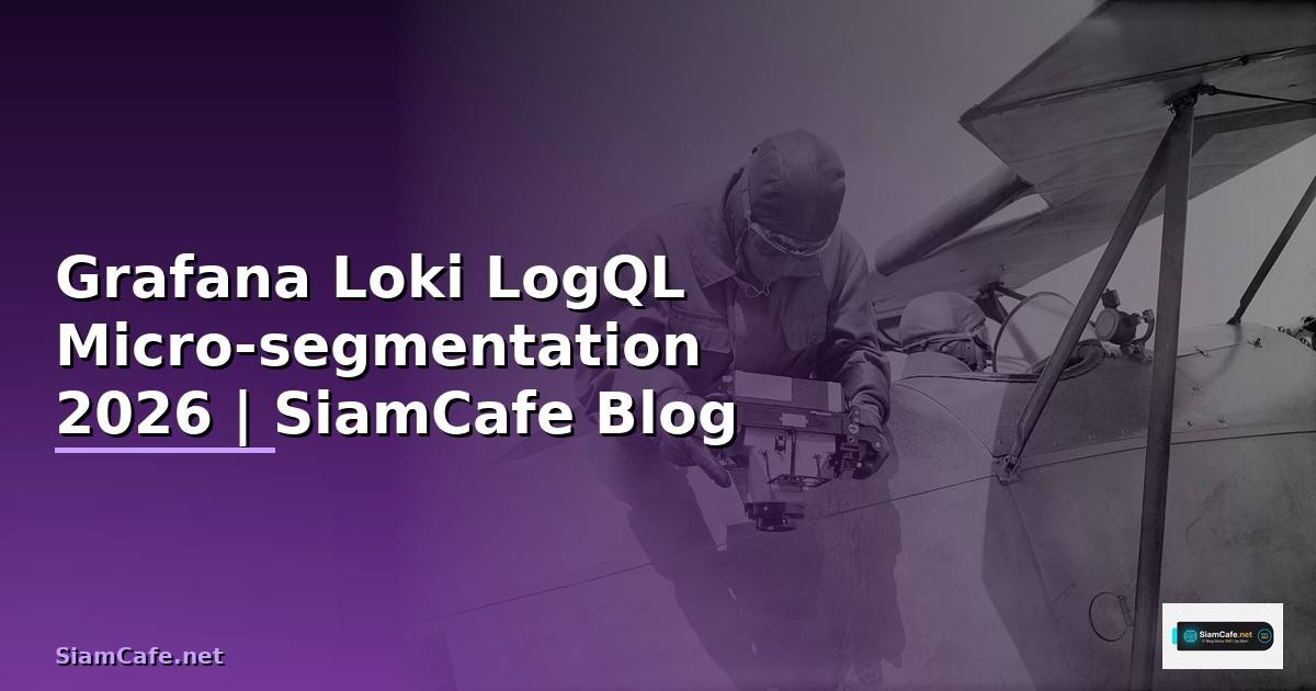 Grafana Loki LogQL Micro-segmentation — คู่มือฉบับสมบูรณ์ 2026