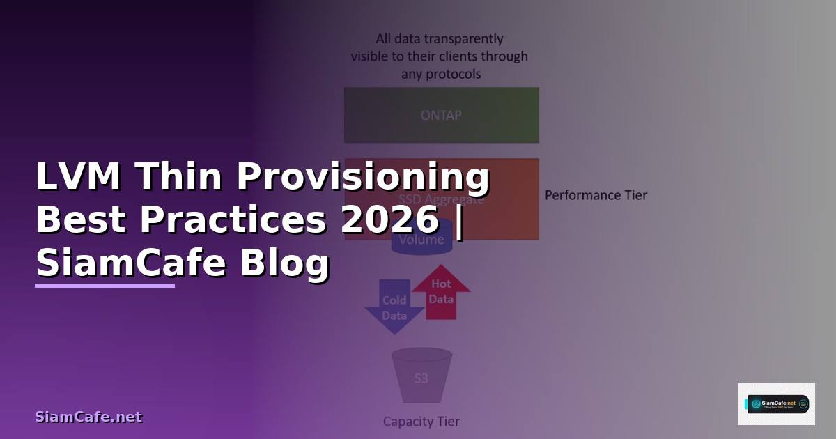 LVM Thin Provisioning Best Practices ที่ต้องรู้