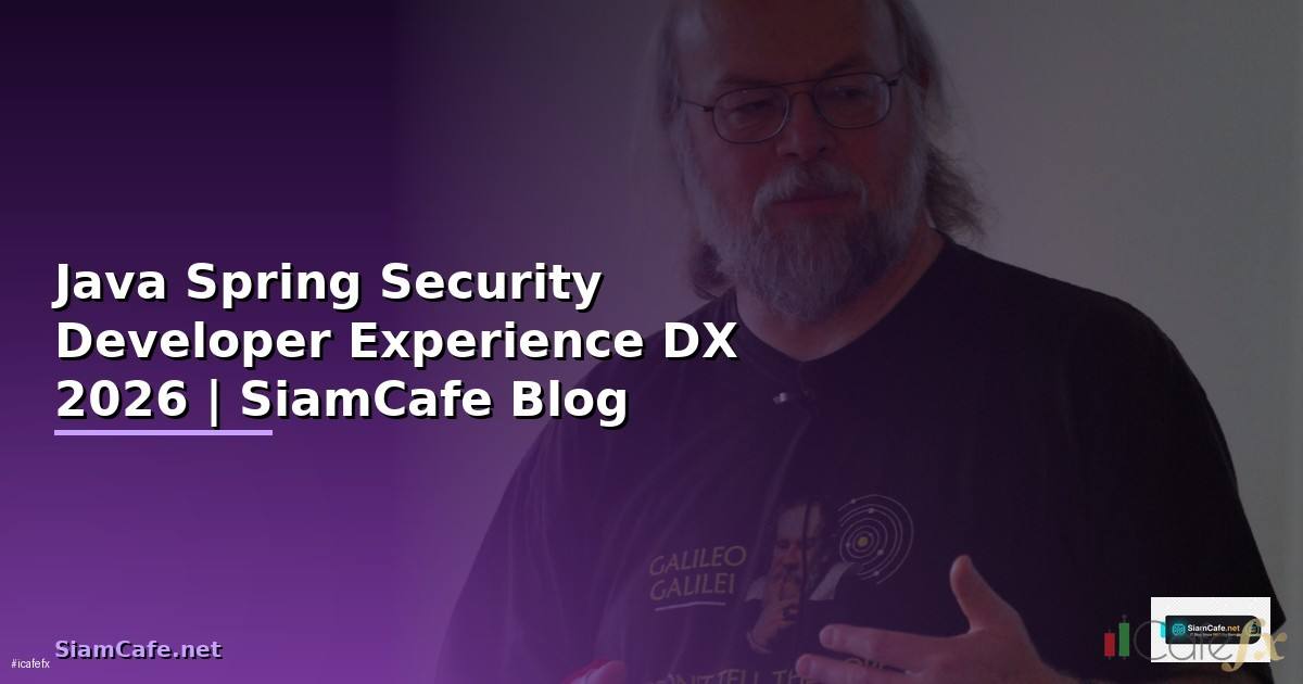 Java Spring Security Developer Experience DX