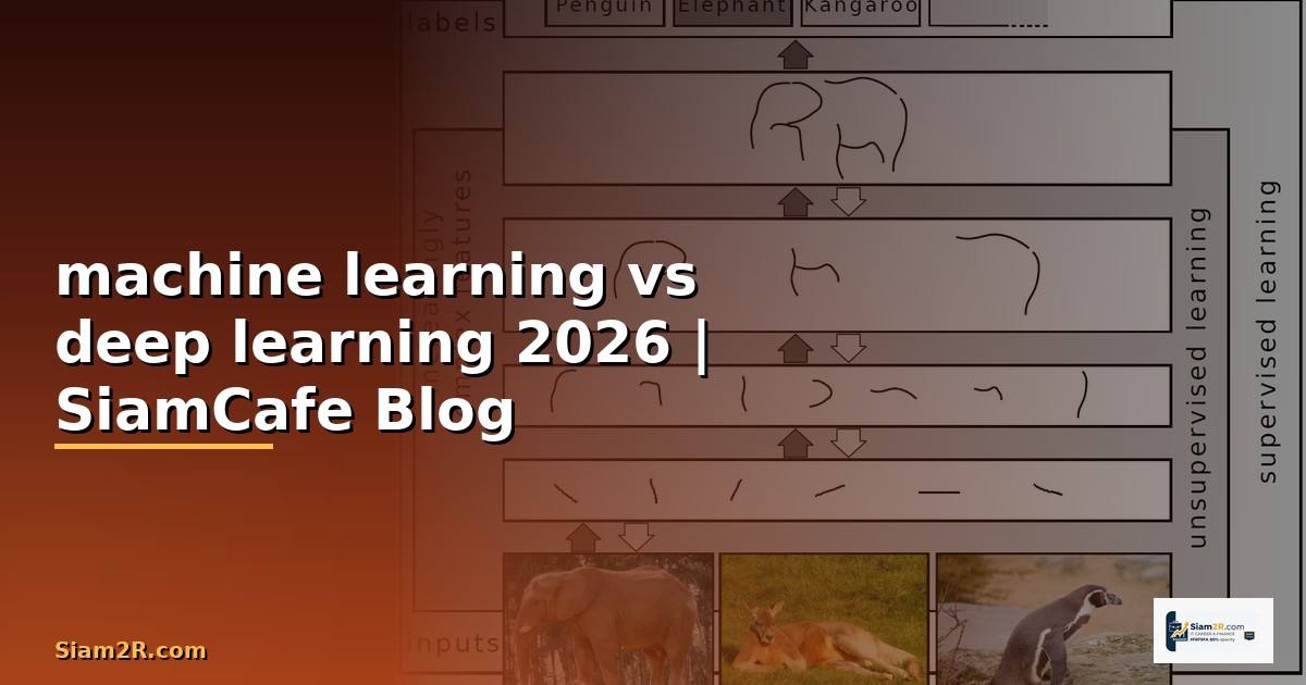 machine learning vs deep learning คือ