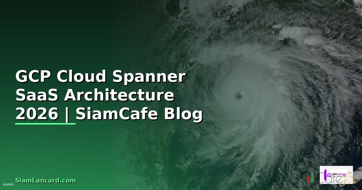 GCP Cloud Spanner SaaS Architecture