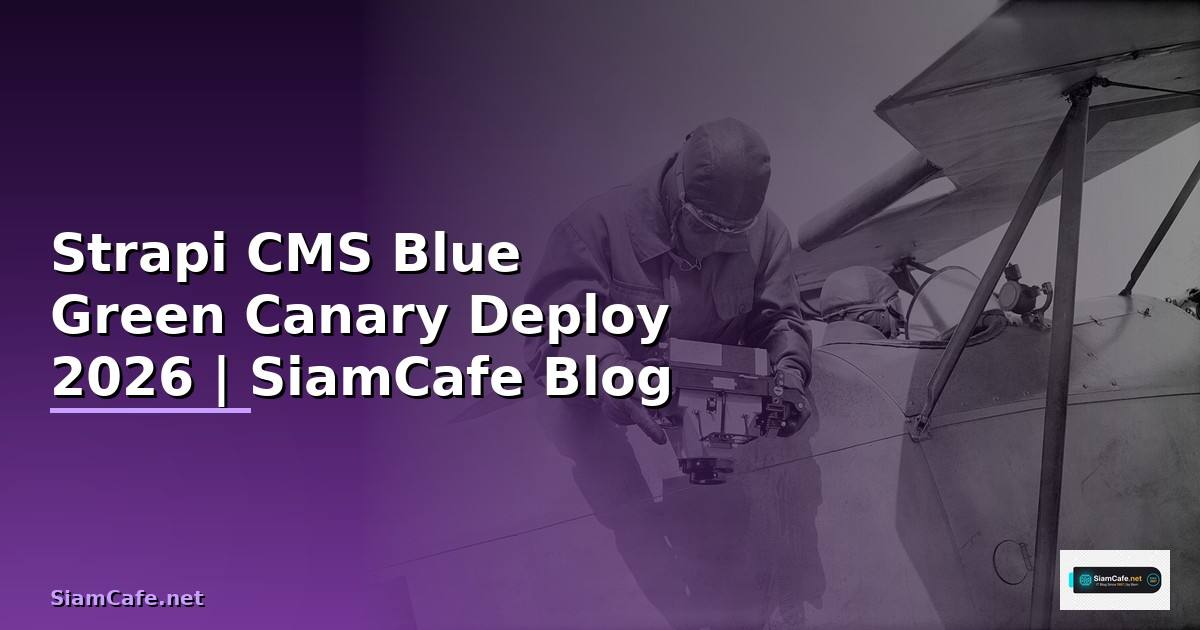 Strapi CMS Blue Green Canary Deploy