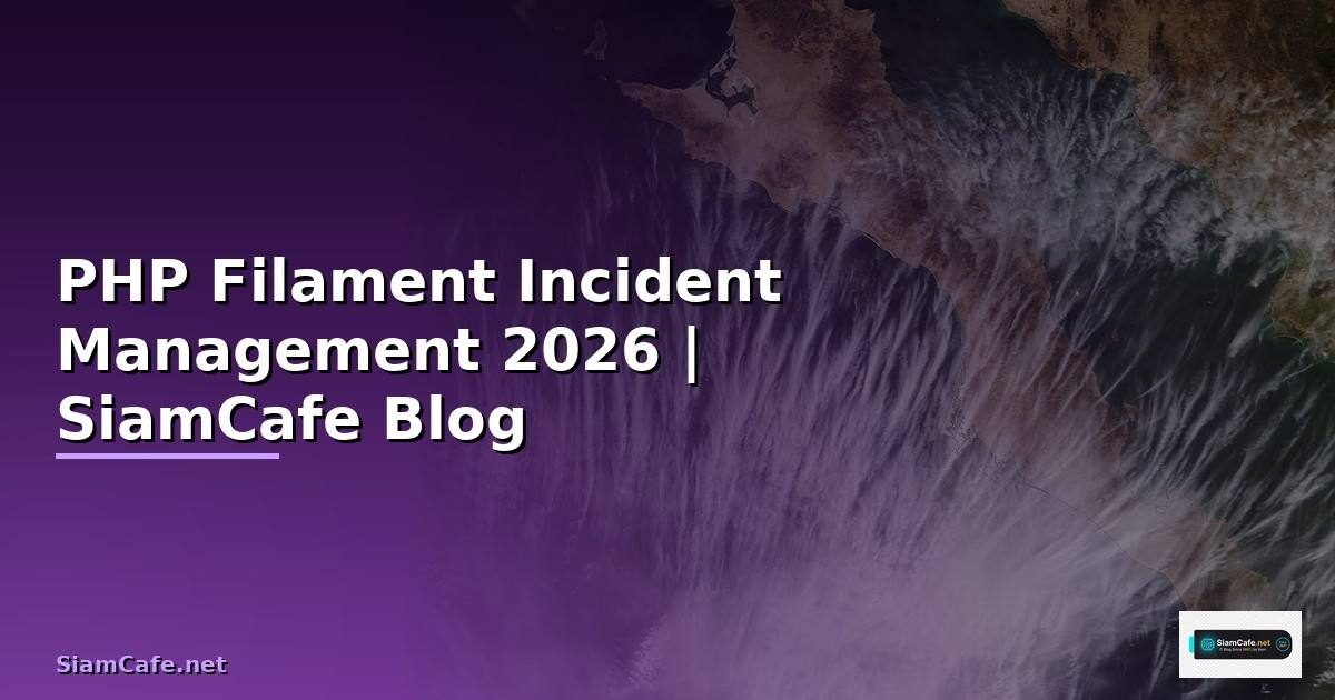 PHP Filament Incident Management