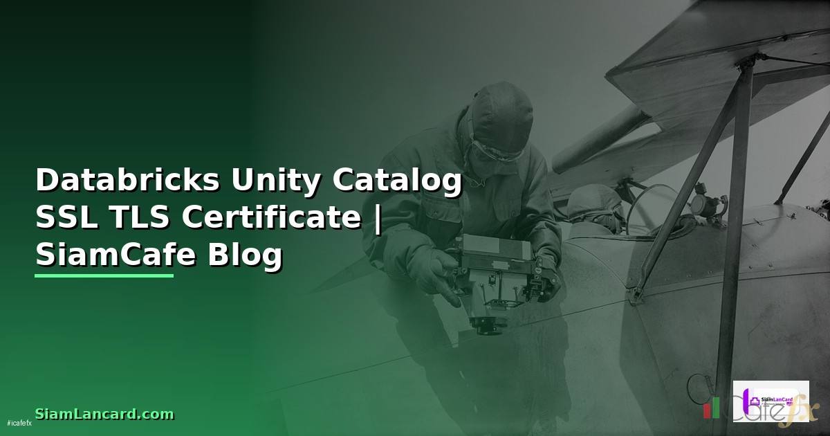 Databricks Unity Catalog SSL TLS Certificate —