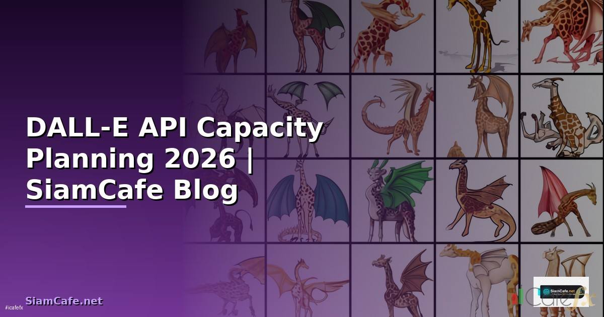 DALL-E API Capacity Planning — คู่มือฉบับสมบูรณ์ 2026