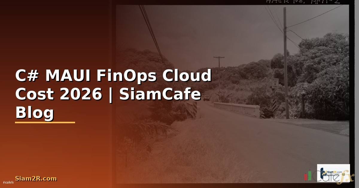 C# MAUI FinOps Cloud Cost