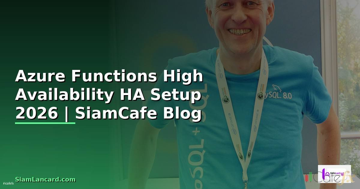 Azure Functions High Availability HA Setup
