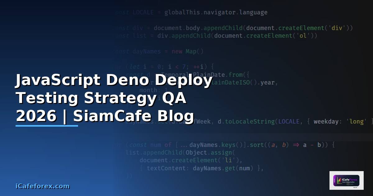 JavaScript Deno Deploy Testing Strategy QA