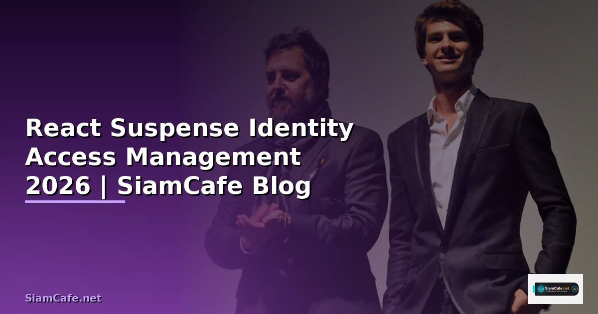React Suspense Identity Access Management