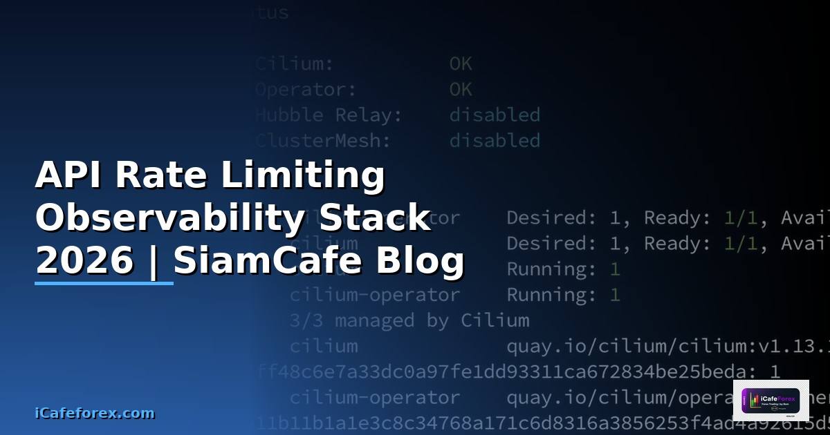 API Rate Limiting Observability Stack