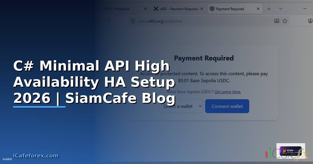 C# Minimal API High Availability HA Setup