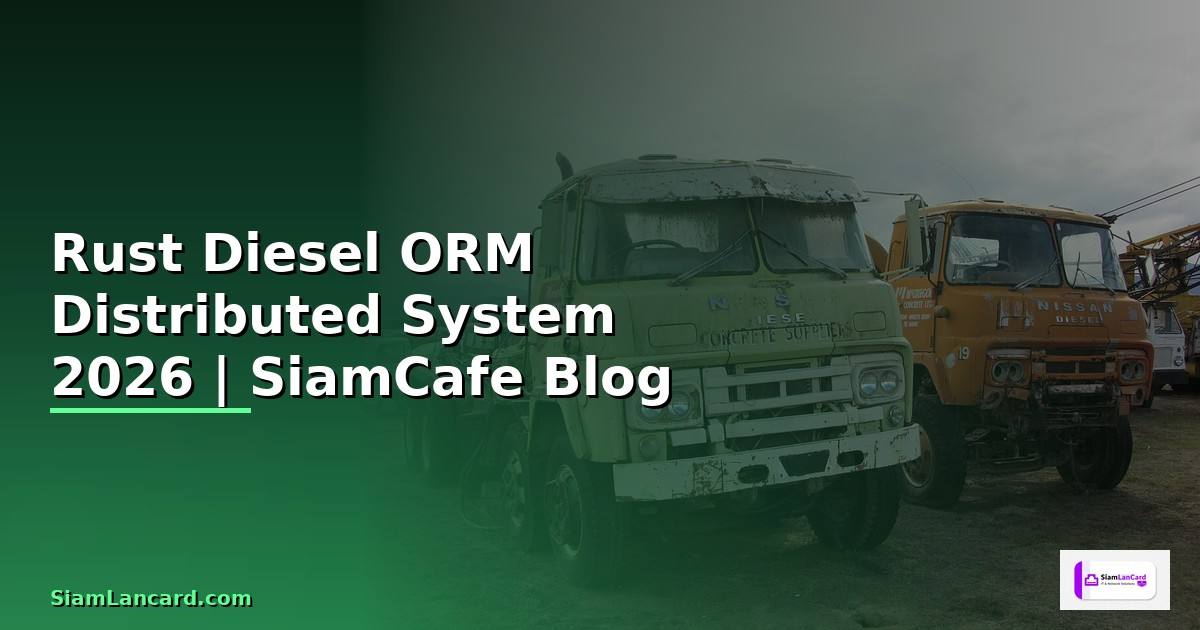 Rust Diesel ORM Distributed System