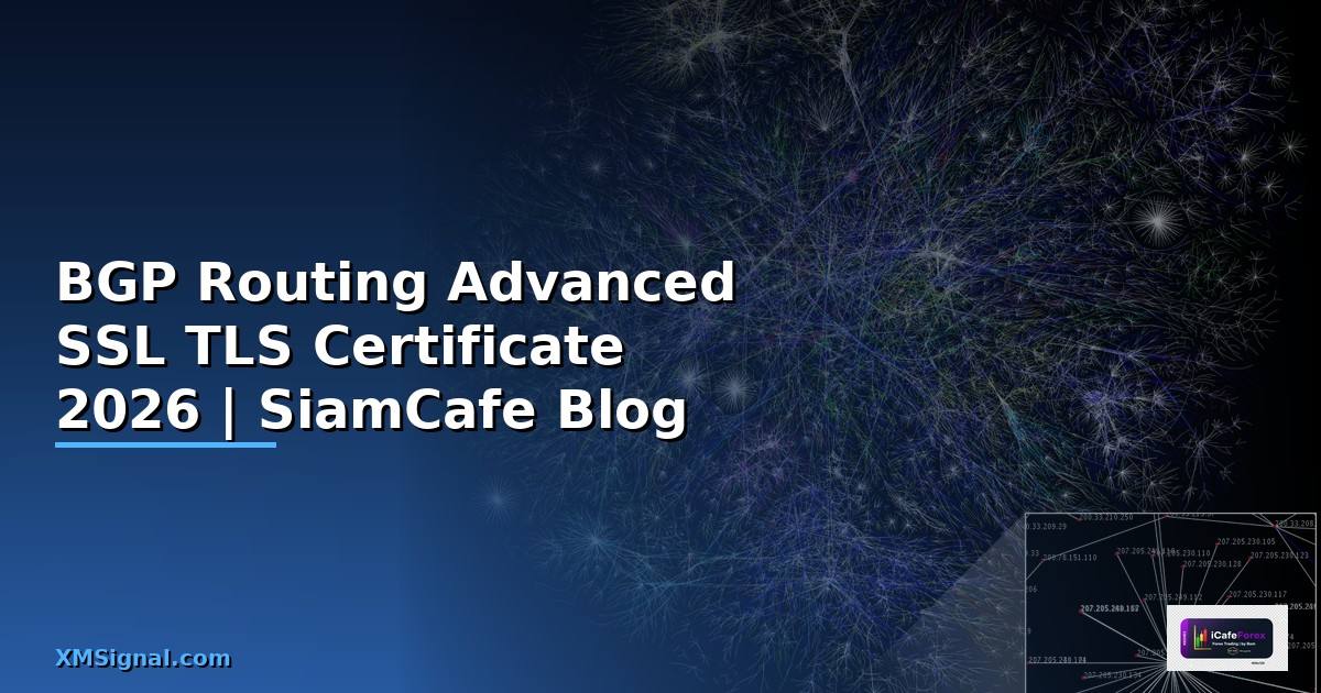 BGP Routing Advanced SSL TLS Certificate