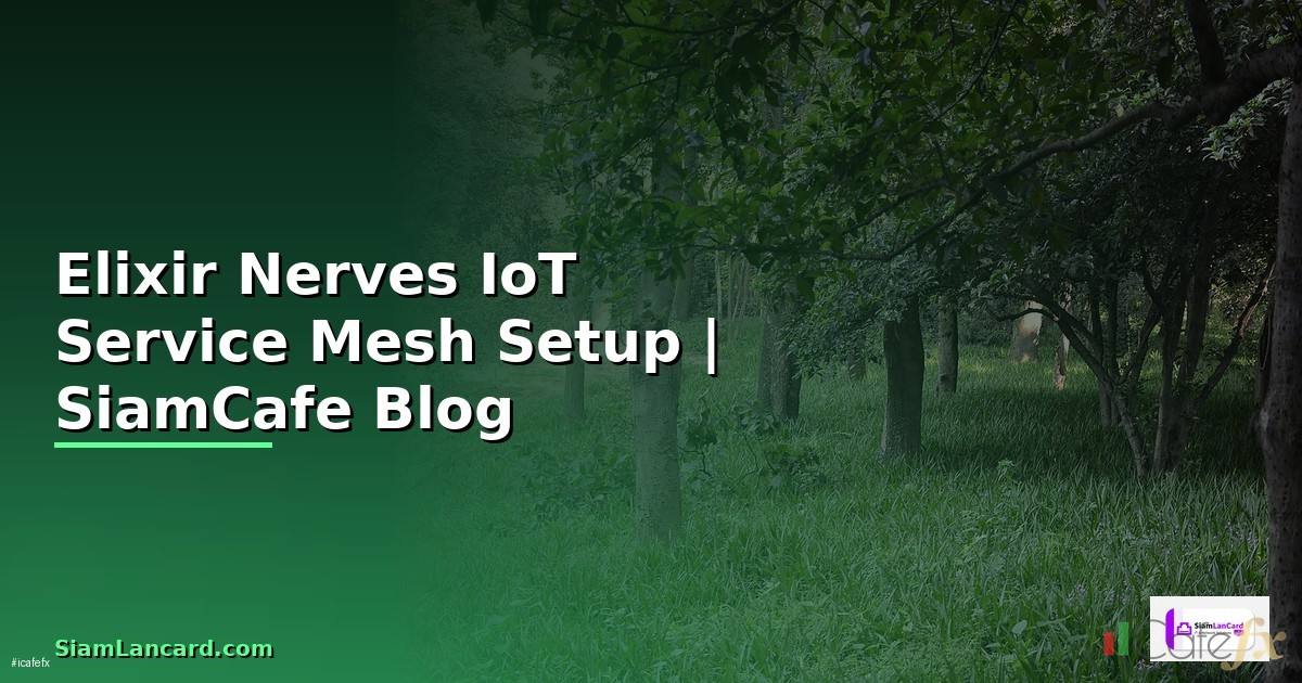 Elixir Nerves IoT Service Mesh Setup