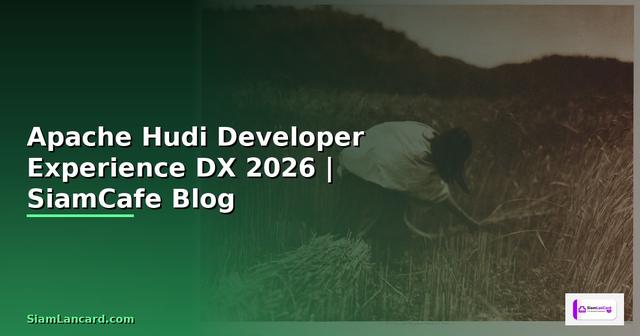 Apache Hudi Developer Experience DX