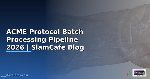 ACME Protocol Batch Processing Pipeline