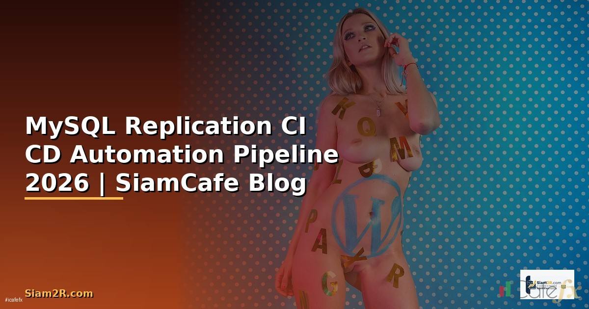 MySQL Replication CI CD Automation Pipeline