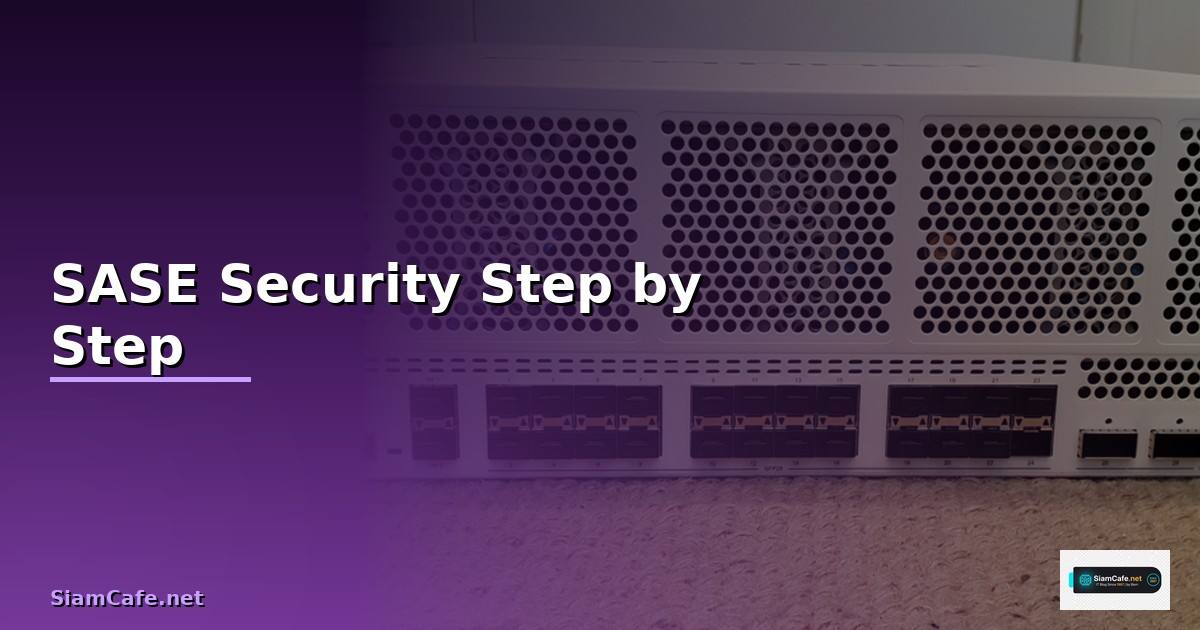 SASE Security สำหรับมือใหม่ Step by Step —
