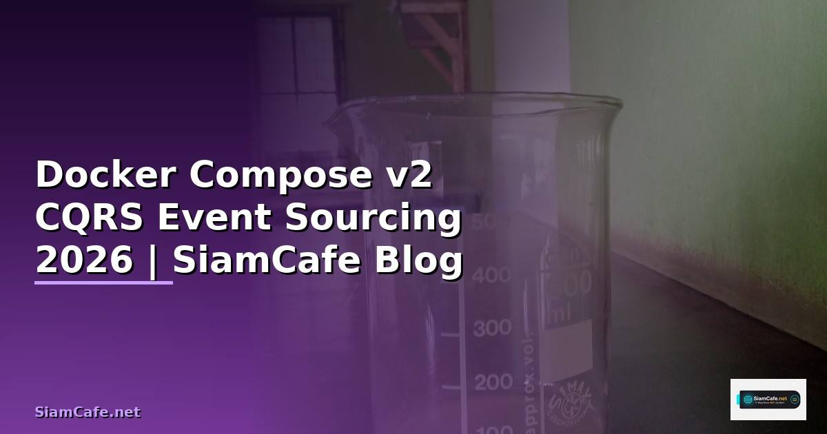 Docker Compose v2 CQRS Event Sourcing