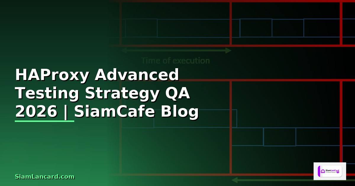 HAProxy Advanced Testing Strategy QA