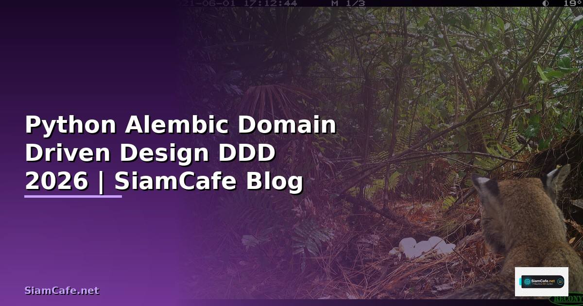 Python Alembic Domain Driven Design DDD