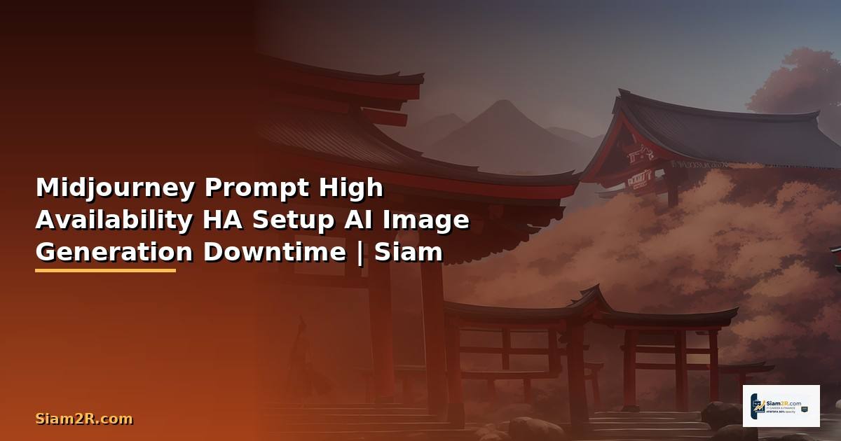 Midjourney Prompt High Availability HA Setup —