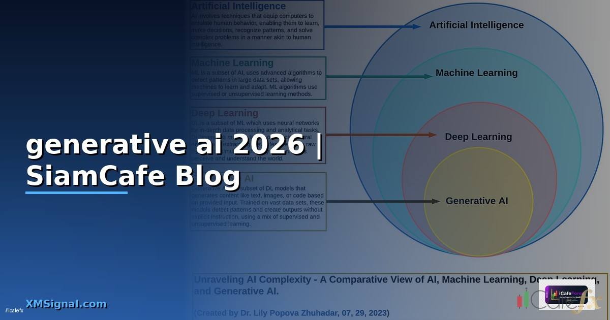 generative ai คือ — ทุกสิ่งที่ต้องรู้ในปี 2026
